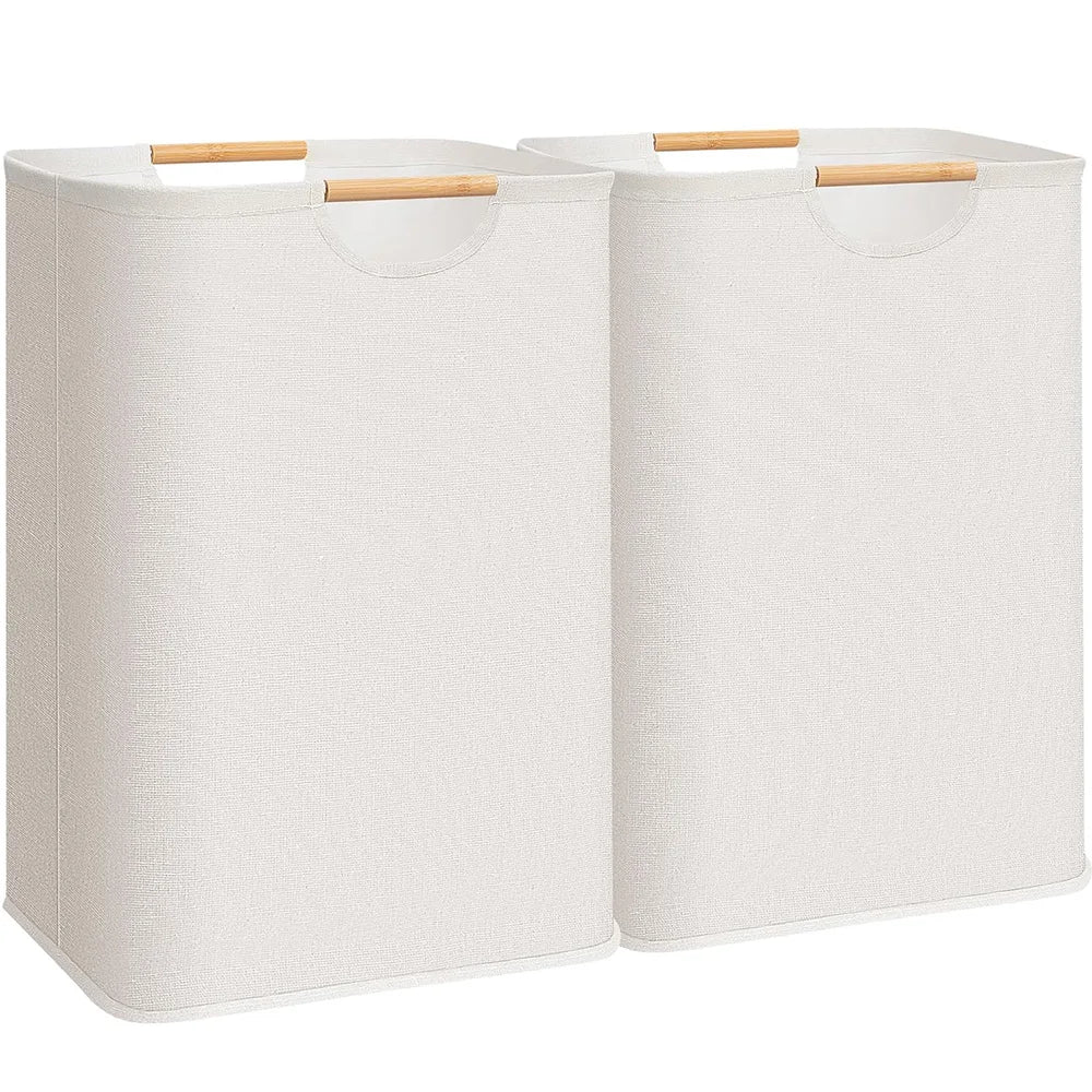 panier linge pliable rangement poignée divers salle bain