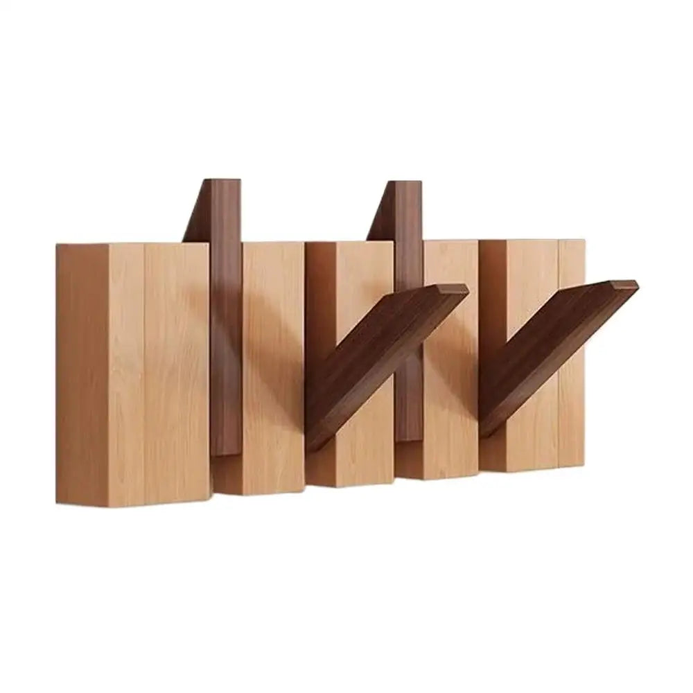 Porte-manteau mural bois clés piano - pratique et élégant pour une organisation parfaite