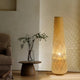 Lampadaire tressé en rotin VIMEA