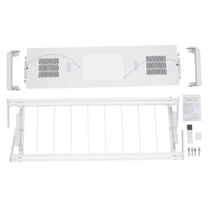 Séchoir plafond électrique avec télécommande, LED et ventilation