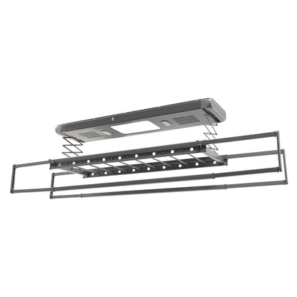 Séchoir plafond électrique avec télécommande, LED et ventilation