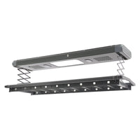 Séchoir plafond électrique avec télécommande, LED et ventilation