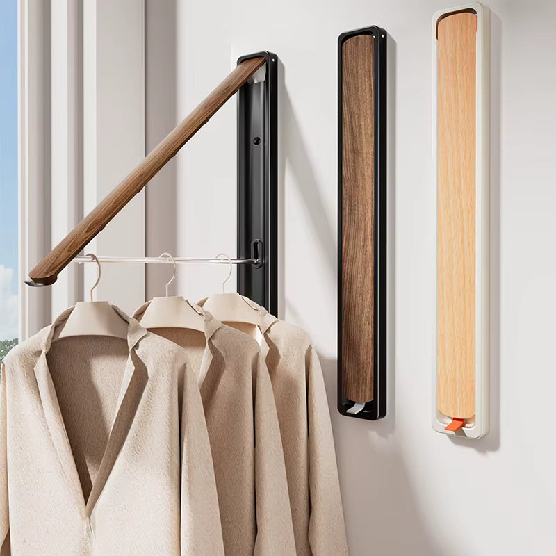 Etendoir rétractable mural – Séchage gain de place et robuste