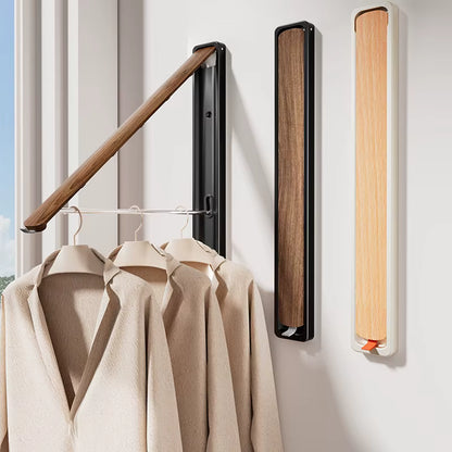 Etendoir rétractable mural – Séchage gain de place et robuste