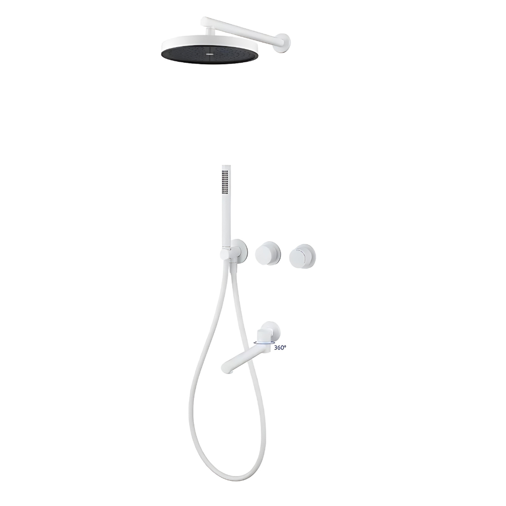 Colonne de douche pluie XXL avec fonction bidet