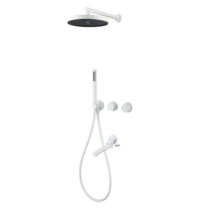 Colonne de douche pluie XXL avec fonction bidet
