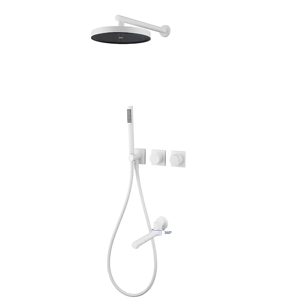 Colonne de douche pluie XXL avec fonction bidet