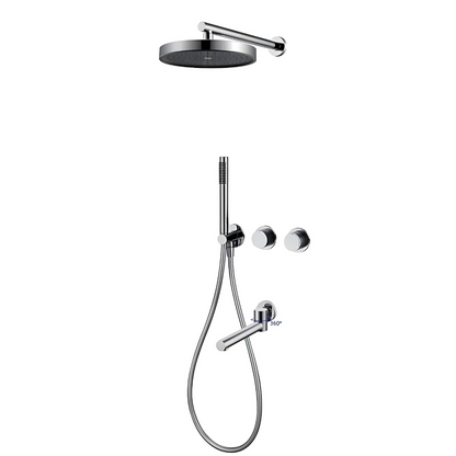 Colonne de douche pluie XXL avec fonction bidet