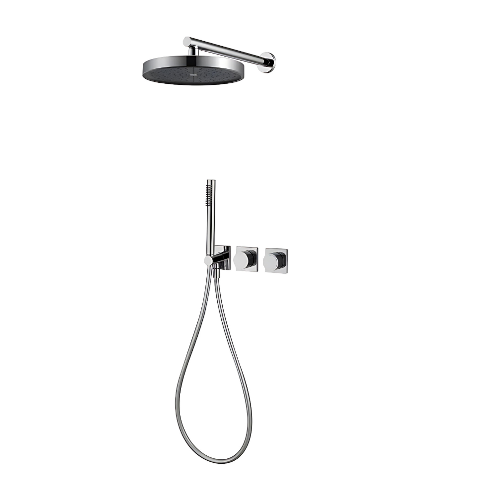 Colonne de douche pluie XXL avec fonction bidet