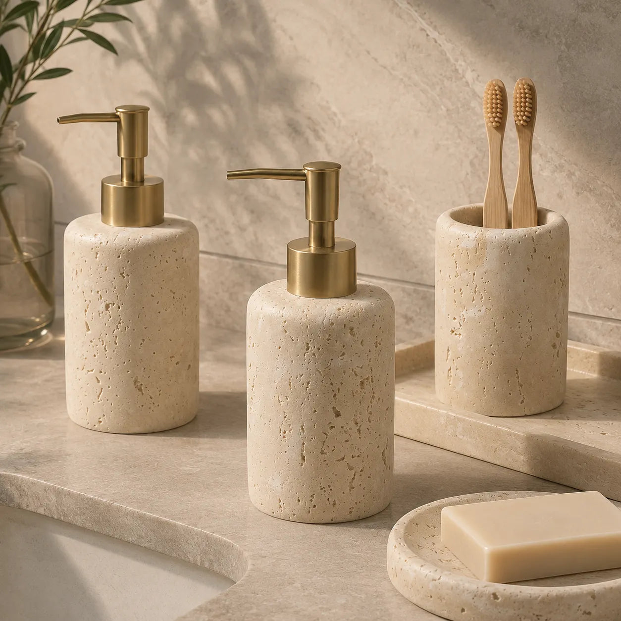 ROVELIA - Travertine, Natural Stone Bathroom Range