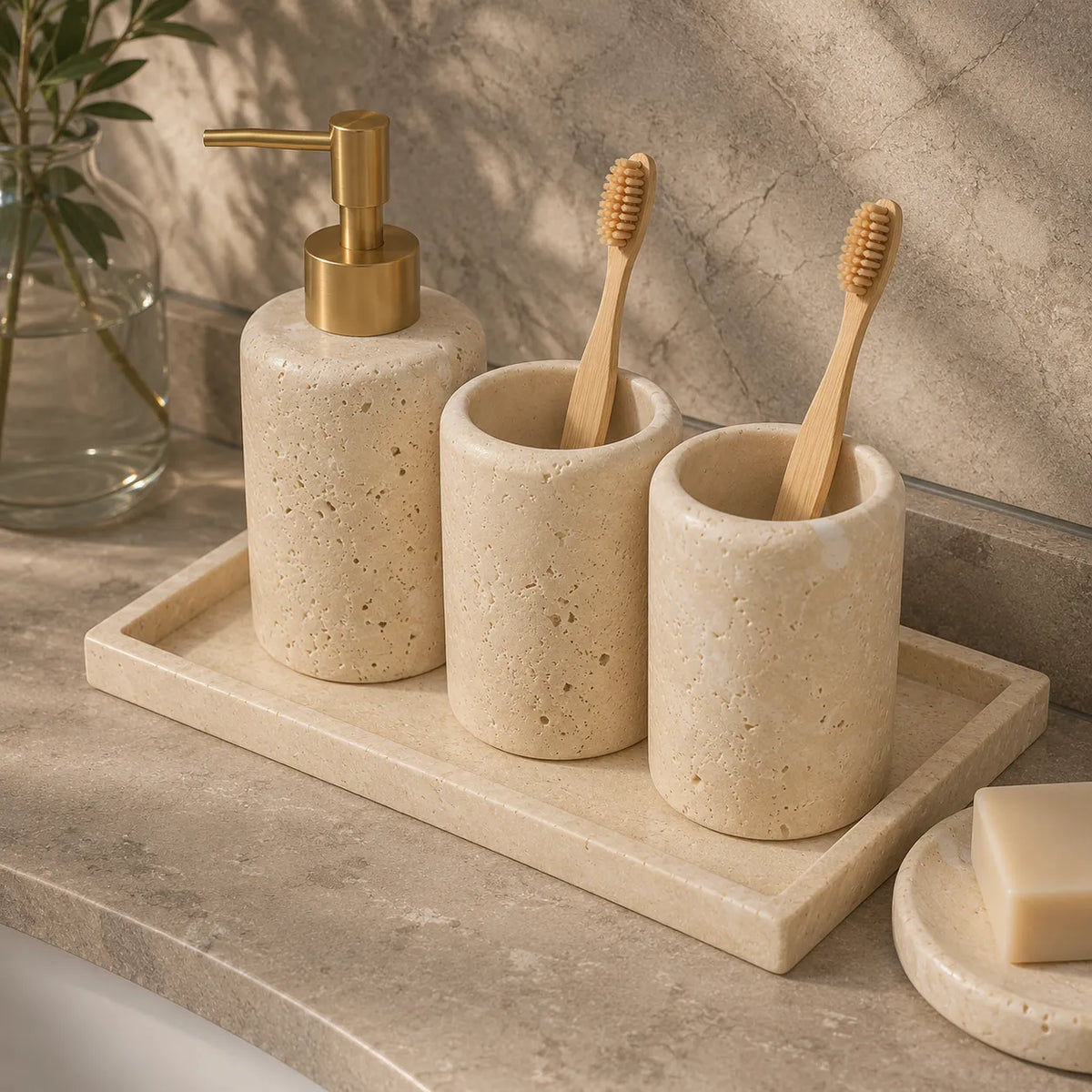 ROVELIA - Travertine, Natural Stone Bathroom Range