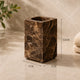 MARLENZO - Emperador Brown Marble Bathroom Set, Dispenser and Matching Accessories