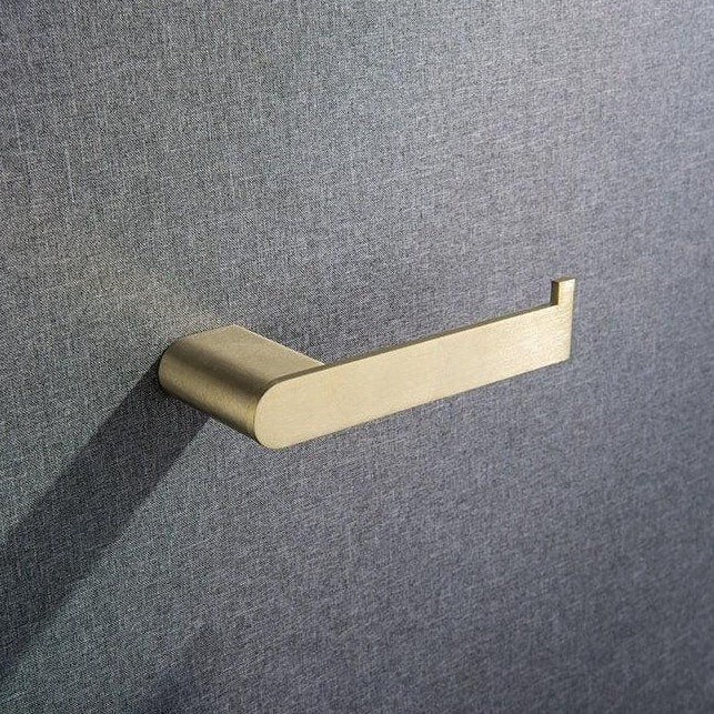 Ensemble d'accessoires de salle de bain or brossé