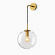 Applique murale boule de verre suspendue GLOBA