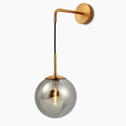 Applique murale boule de verre suspendue GLOBA