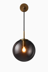 Applique murale boule de verre suspendue GLOBA