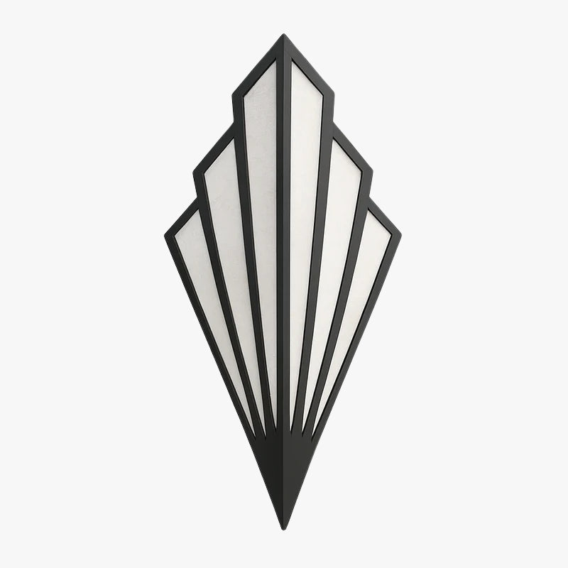 Applique murale design triangulaire LED métal coloré TRIGONO