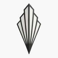 Applique murale design triangulaire LED métal coloré TRIGONO