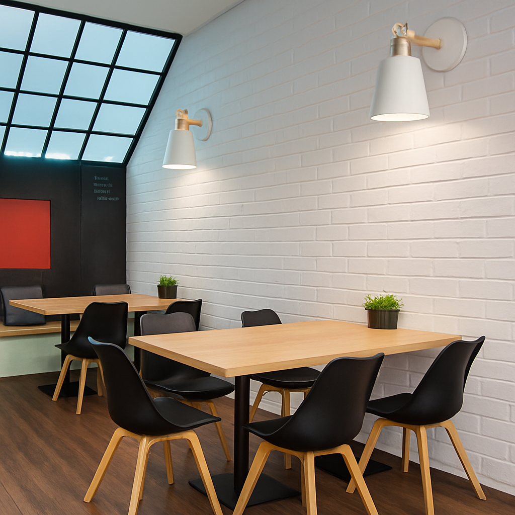 Applique murale LED bois et métal nordique NORDIS