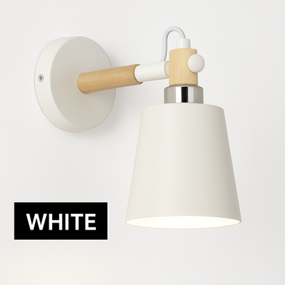 Applique murale LED bois et métal nordique NORDIS