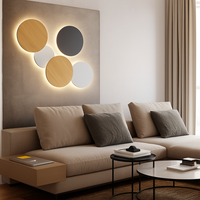 Applique murale LED ronde inspiration lunaire SELENE