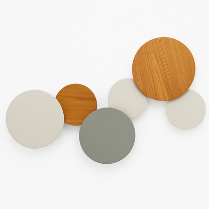 Applique murale LED ronde inspiration lunaire SELENE