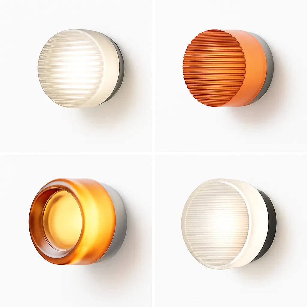 CERCHIO – Applique Murale Ronde en Verre