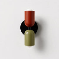 FLONE - Applique Murale Colorée, Volumes Cylindriques, Chambre