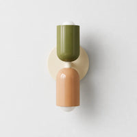 FLONE - Applique Murale Colorée, Volumes Cylindriques, Chambre