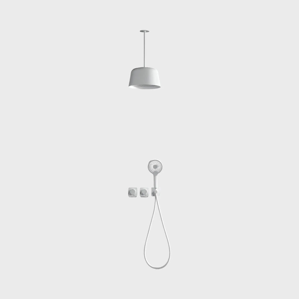 Mitigeur de Douche plafond blanc