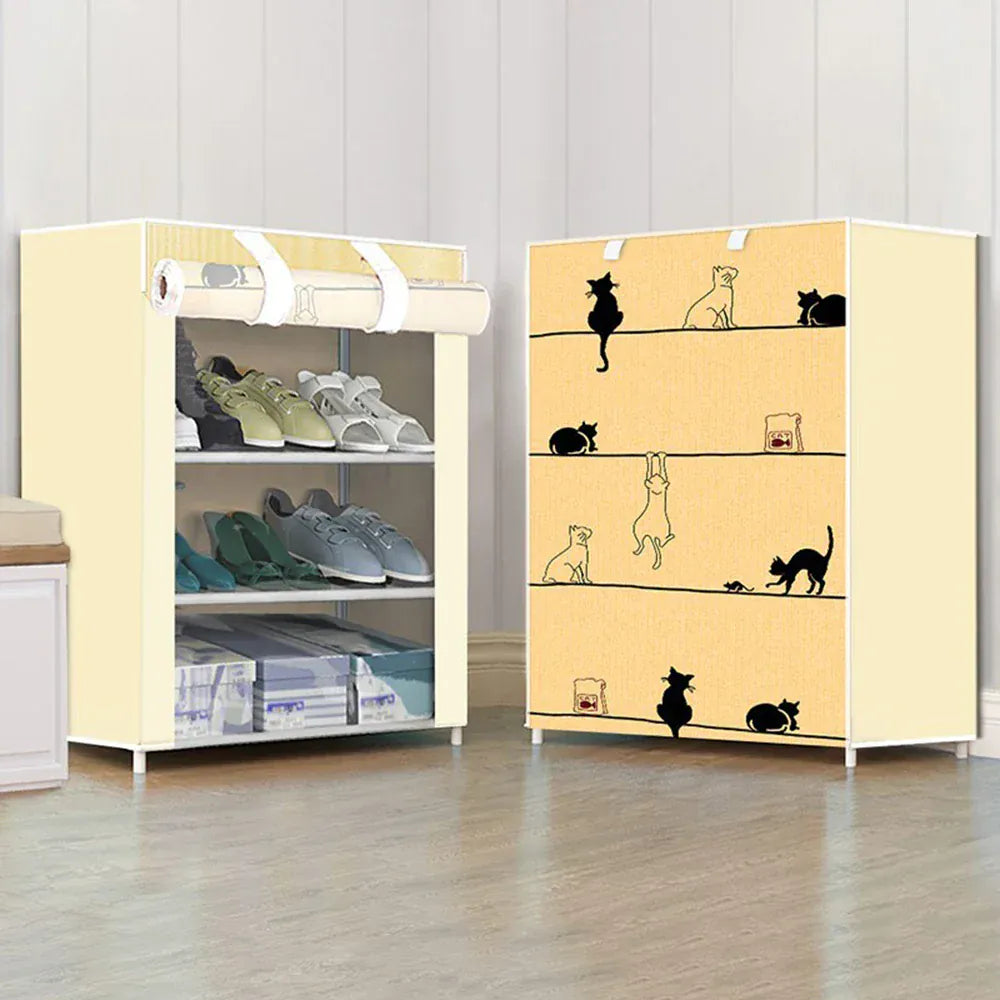 Armoire à chaussures en tissu anti-poussière