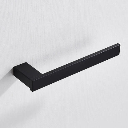 Anneau Porte-Serviette Noir Mat