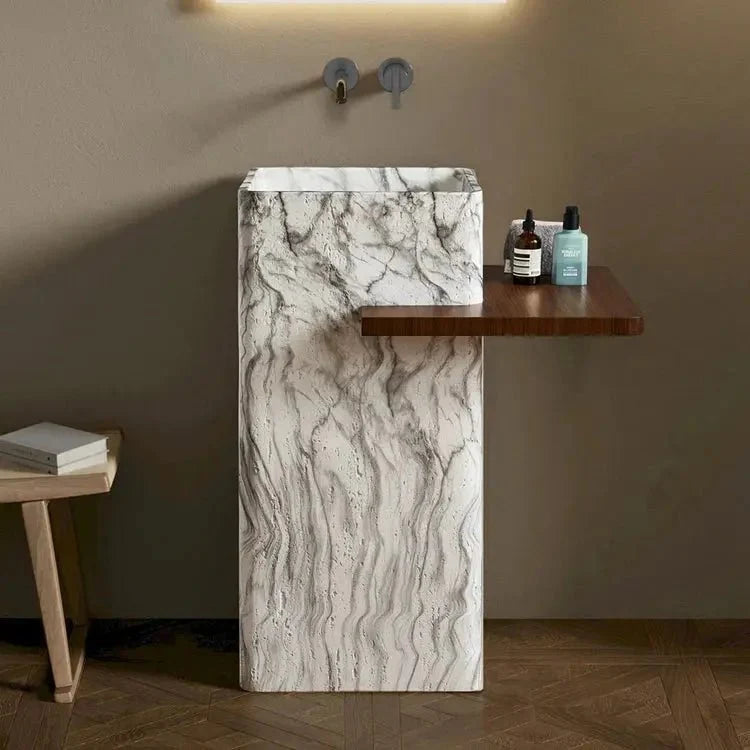 AXIS CONSOLE - Vasque totem avec tablette