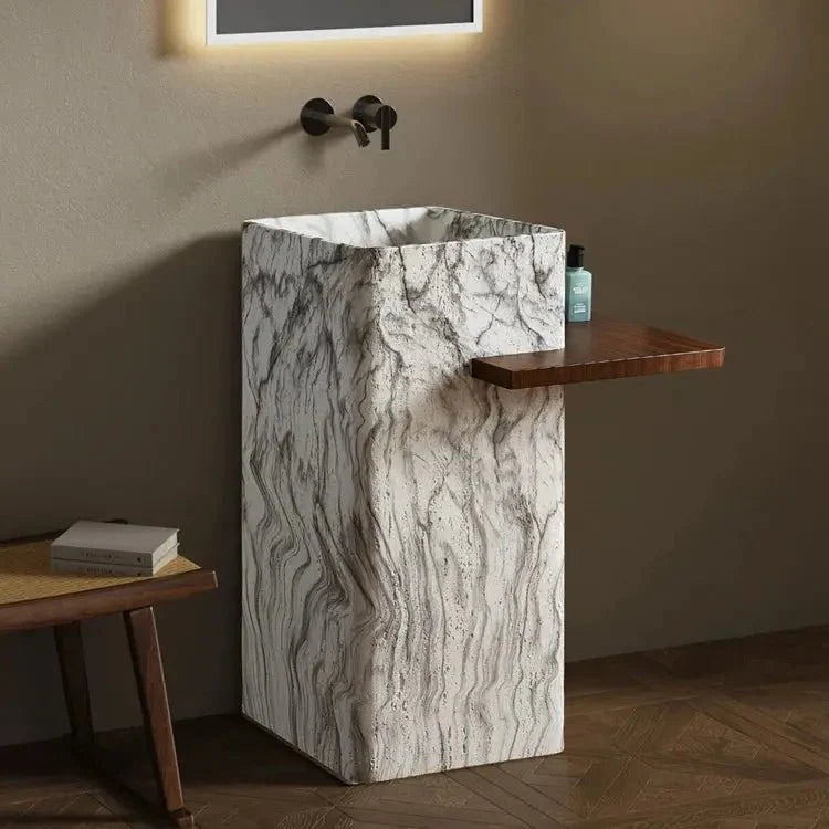 AXIS CONSOLE - Vasque totem avec tablette