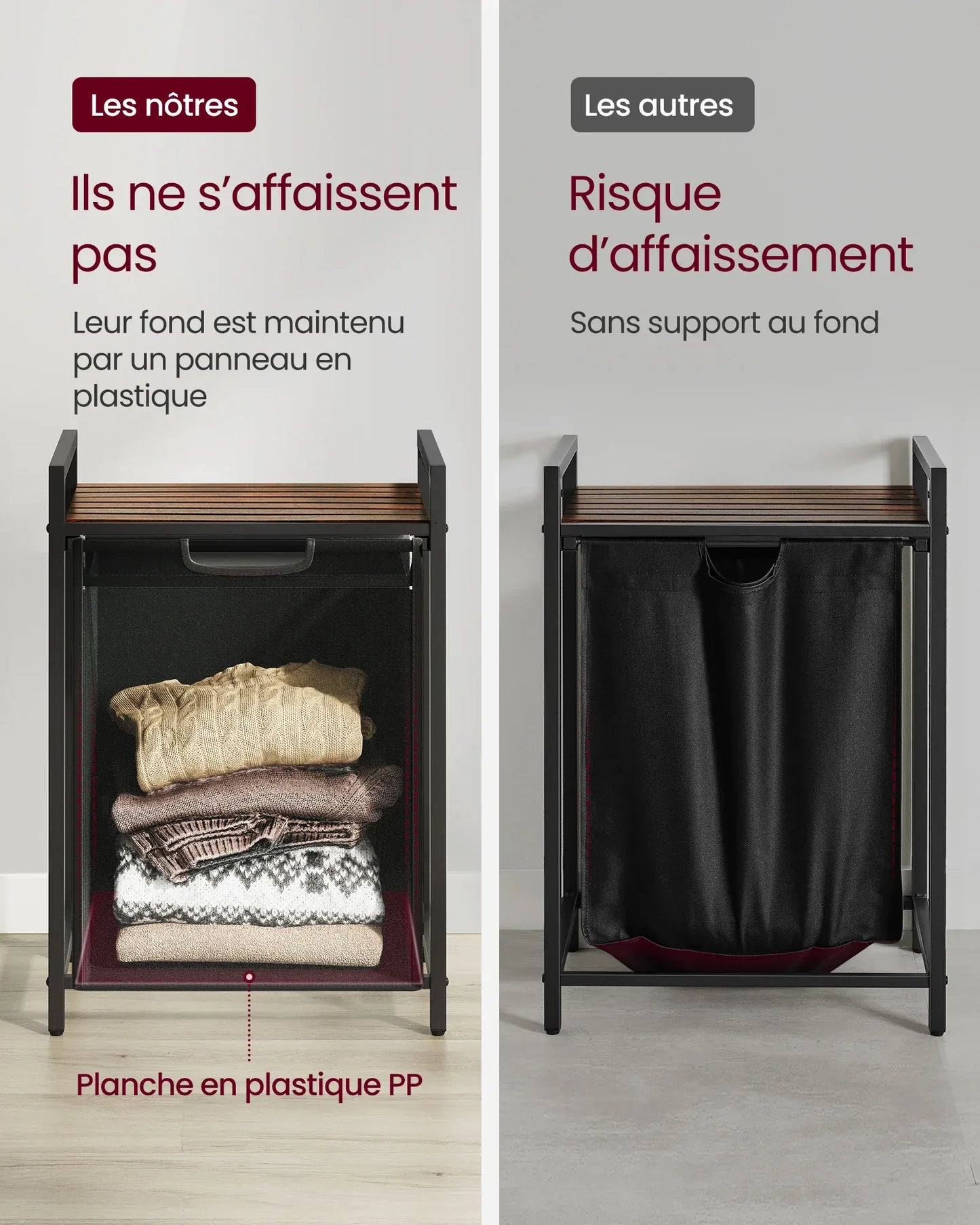 Bac à linge sale - pratique et esthétique pour votre intérieur