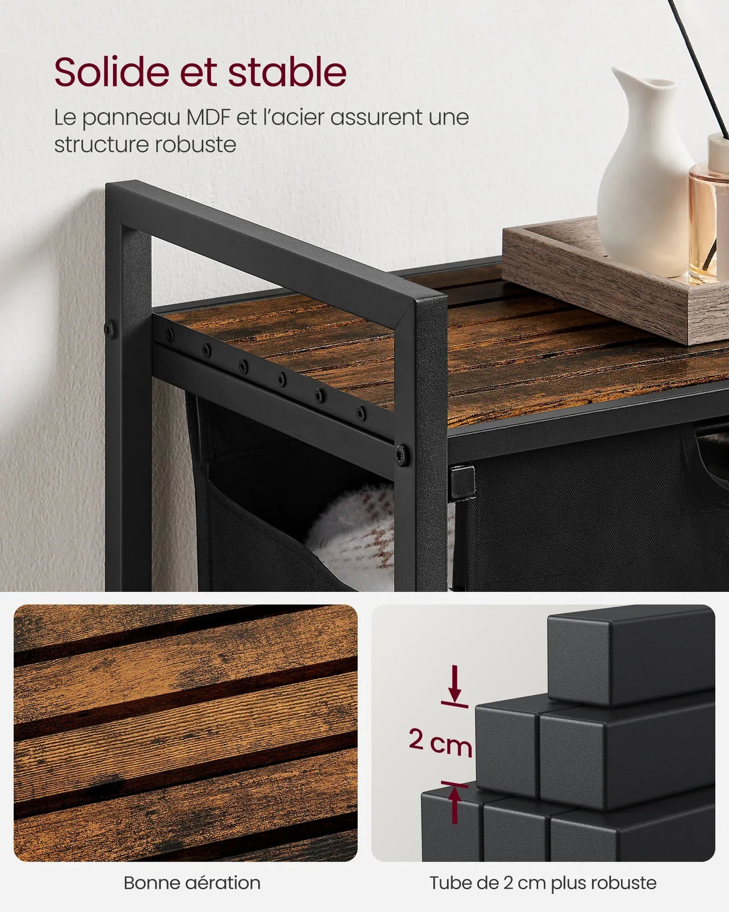 Bac à linge sale - pratique et esthétique pour votre intérieur