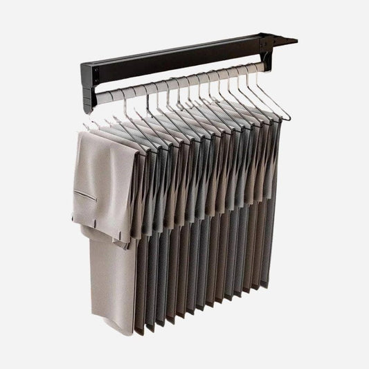 Barre suspension télescopique pour pantalon escamotable armoire