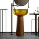 ELARA BOIS - Vasque totem ronde sur pied