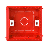 Boîtier d'Encastrement Type 86 à Clipser — Blanc, Rouge ou Bleu