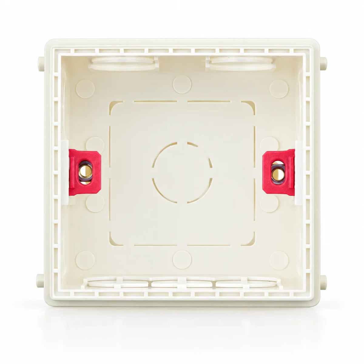 Boîtier d'Encastrement Type 86 à Clipser — Blanc, Rouge ou Bleu