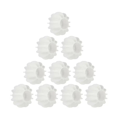 Boule Attrape Poils Lave-Linge en Silicone Réutilisable 10 Blanc
