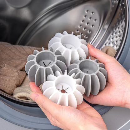 Boule Attrape Poils Lave-Linge en Silicone Réutilisable