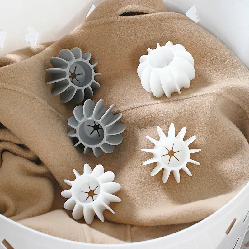 Boule Attrape Poils Lave-Linge en Silicone Réutilisable