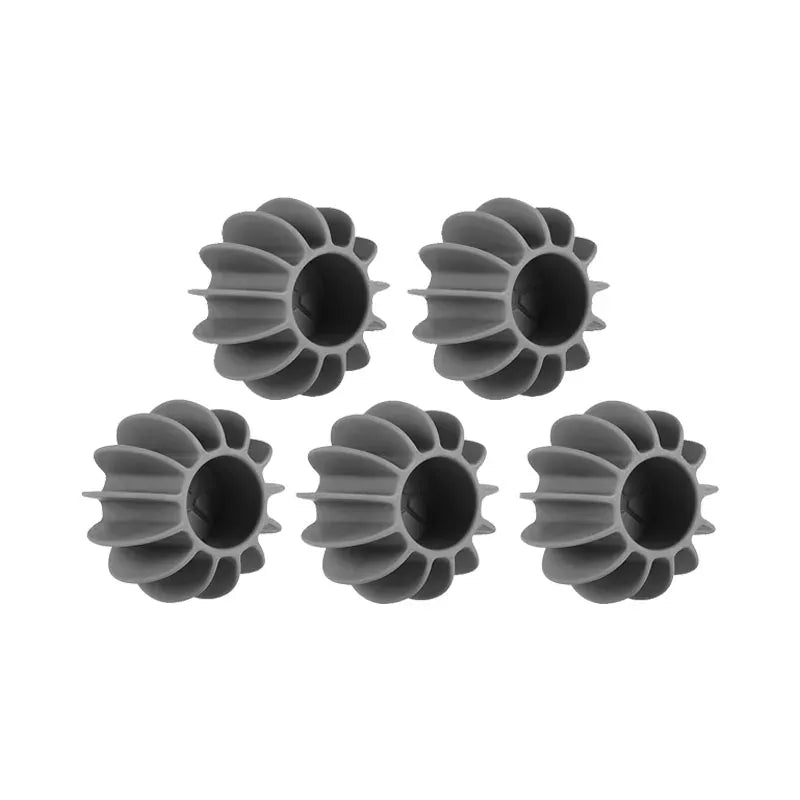 Boule Attrape Poils Lave-Linge en Silicone Réutilisable 5 Gris