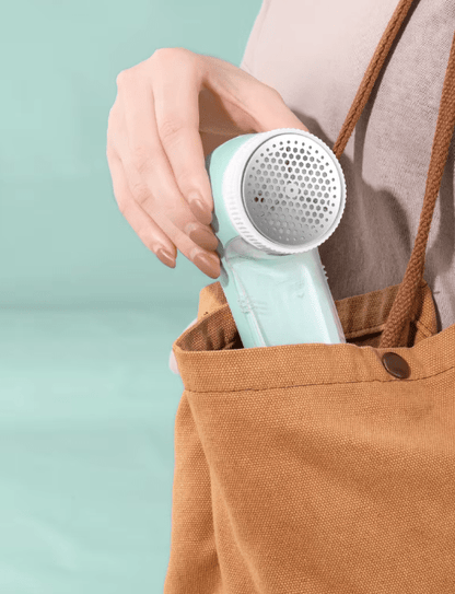 Bouloche rasoir électrique – Dissolvant de peluches portable pour vêtements et tissus Vert