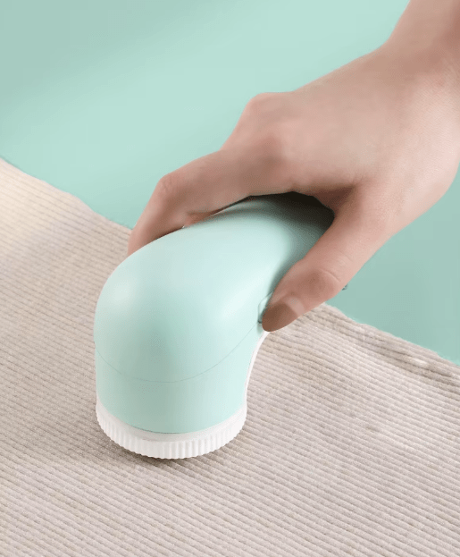 Bouloche rasoir électrique – Dissolvant de peluches portable pour vêtements et tissus Vert