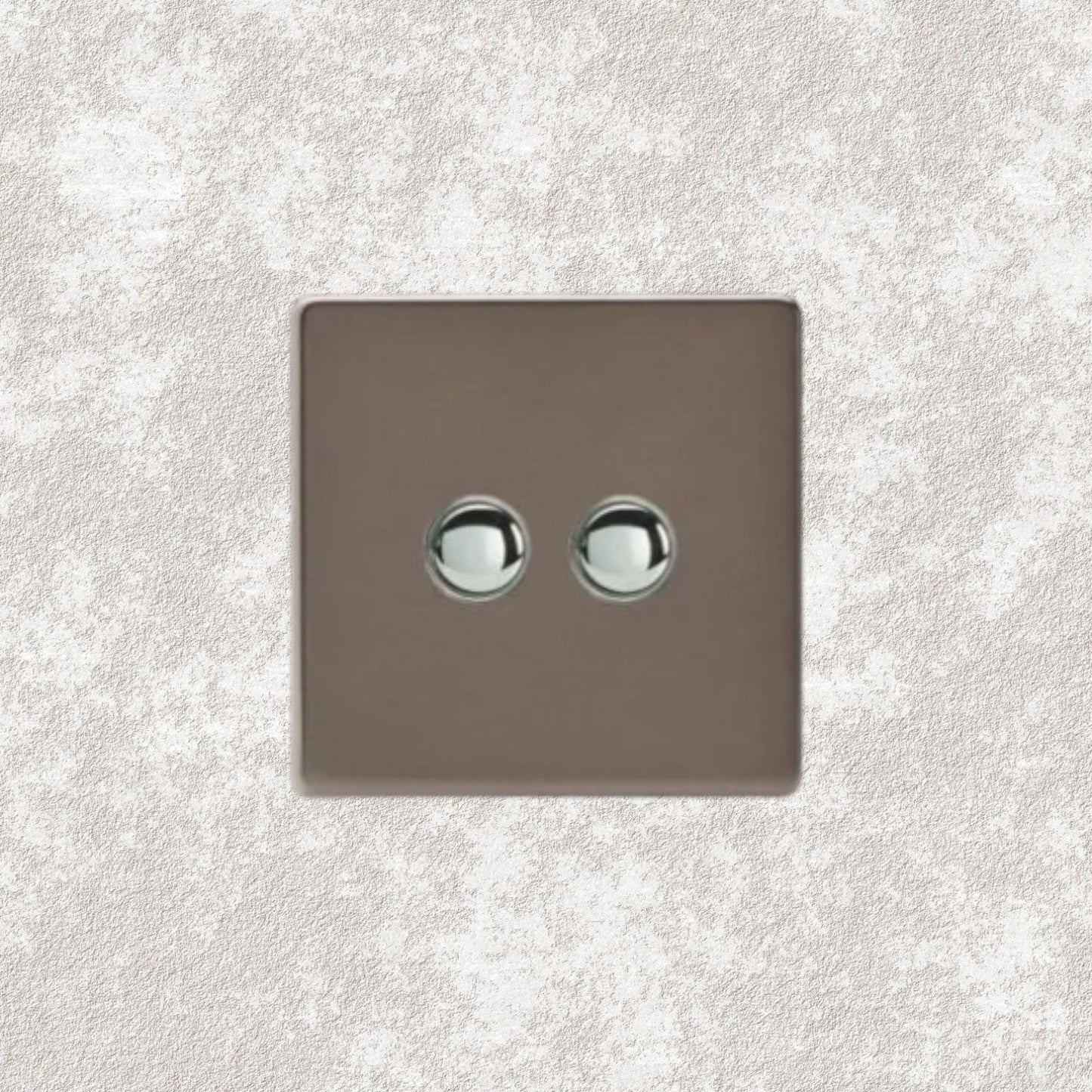 bouton poussoir double bronze