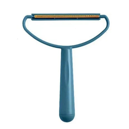 Brosse anti-poils double face – Élimine les poils et peluches sur vêtements et tissus Bleu