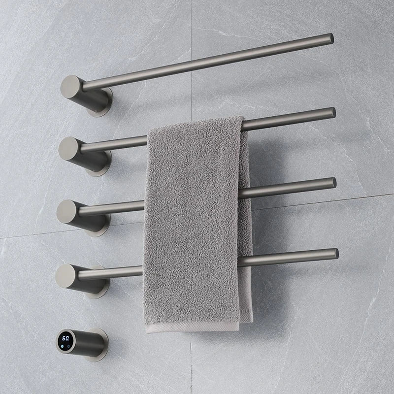 Aéraly MODULO — Sèche-Serviette Mural WiFi Minuterie | 40W 56W 65W | 3 à 5 Barres | Inox - Aéraly