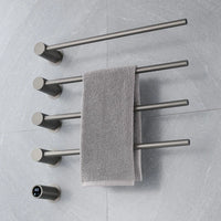 Aéraly MODULO — Sèche-Serviette Mural WiFi Minuterie | 40W 56W 65W | 3 à 5 Barres | Inox - Aéraly